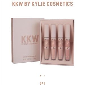 KKW by Kylie Cosmetics - 4 creme liquid lipsticks